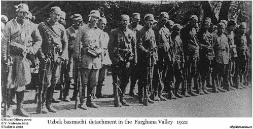 Узбекские басмачи. 1922 год.